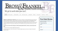 Desktop Screenshot of brossfrankel.com